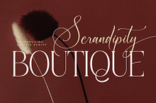 Serandipity Boutique Font Duo