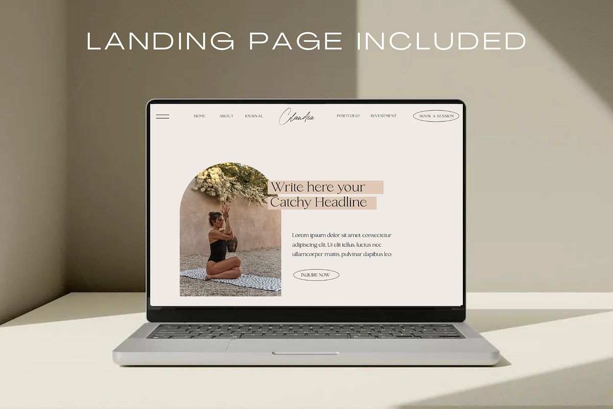 Claudia Boho Showit Website Template, a Templates & Theme by Studio Zash (Photo 6 of 10)