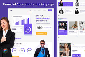 Financial Consultant - Landing page