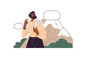 Thoughtful people think, dream set, a Person Illustration by PaperTrident (Thumbnail 8 of 9)