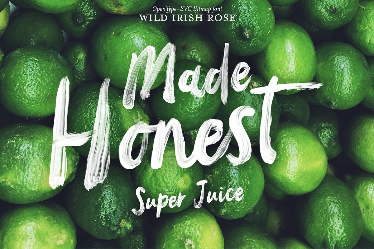 Script font Wild Irish Rose, a Script Font by Itsmesimon (Photo 10 of 25)