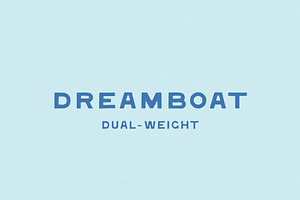 Dreamboat Dual-Weight Display Type