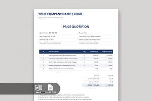 Professional Invoice & Quotation, a Stationery Template by Anjum Ilyas
