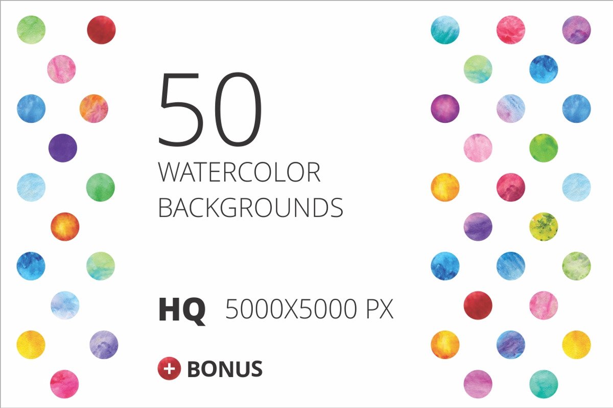 50 Watercolor Textures, a Texture Illustration by kisikoida (Photo 1 of 8)