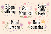 Petal Charm, a Script Font by Wow Magic (Thumbnail 5 of 5)