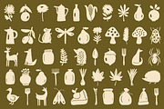 Autumnfolk: 150 Silhouette Pack, an Object Illustration by Veyla (Thumbnail 5 of 17)