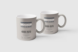Mug & Box Mock-up 4