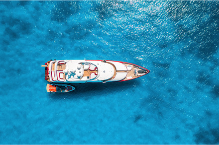Aerial view of beautiful luxury, a Nature Photo by den-belitsky