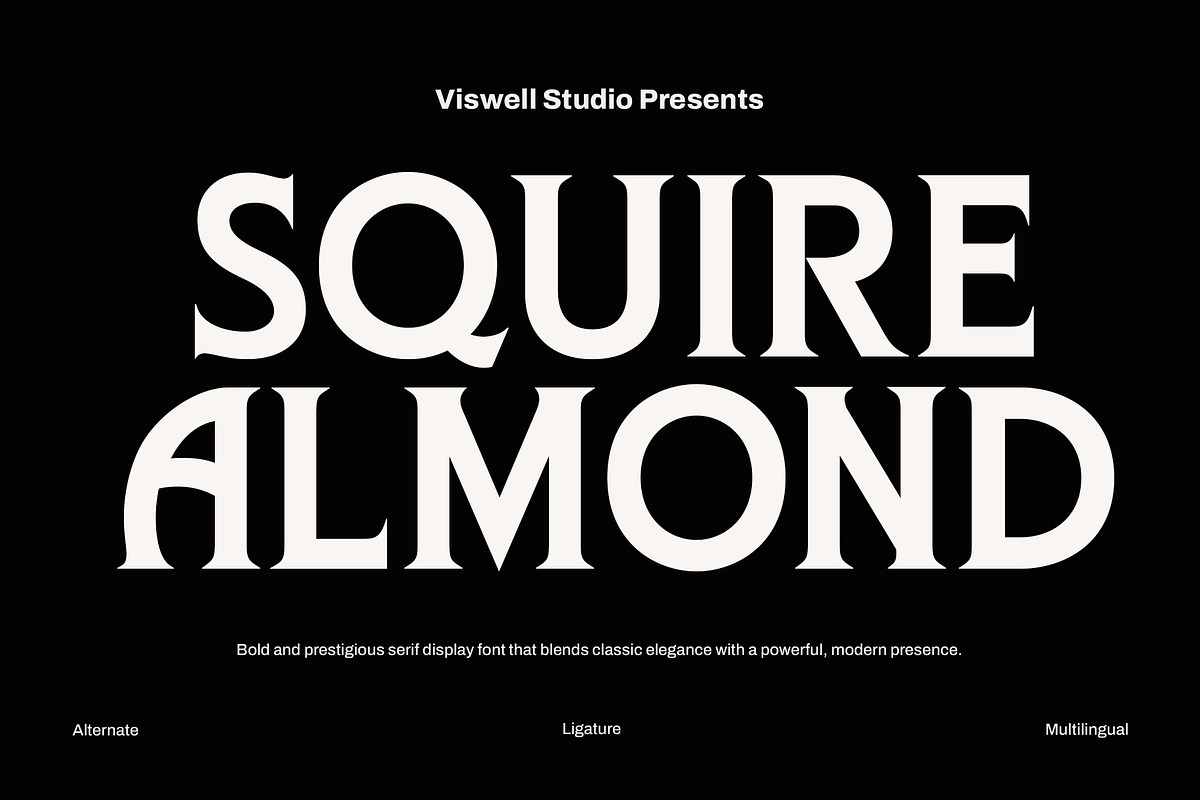 Squire Almond - Classy Font, a Serif Font by Viswell (Photo 1 of 10)