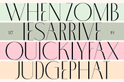 Poria - Modern Display font, a Sans Serif Font by creativemedialab (Thumbnail 7 of 11)