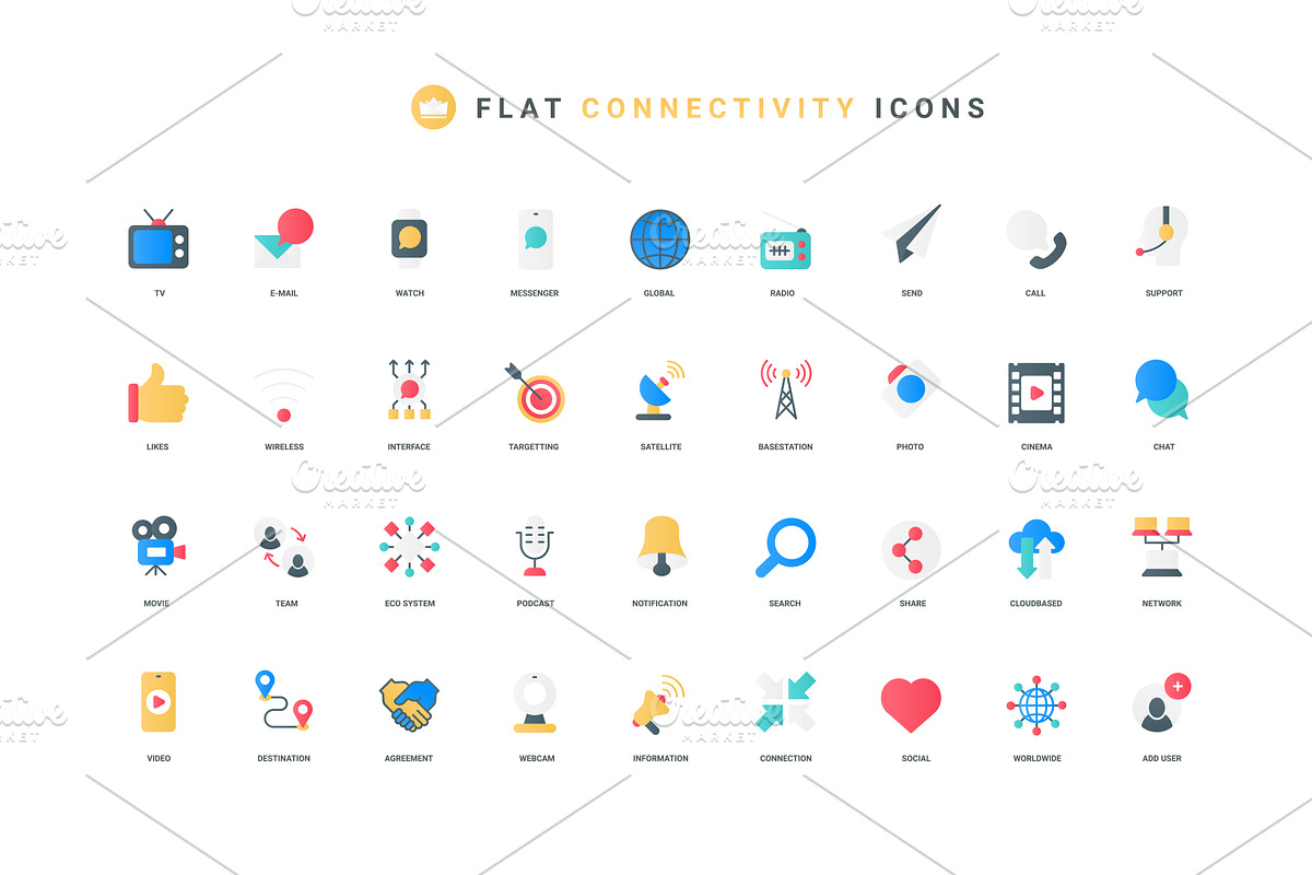 Cloud network connection, social, an Object Illustration by Lemberg Vector