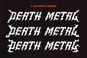 Dracursed - Death metal Font, a Script Font by AQR Studio (Thumbnail 4 of 8)