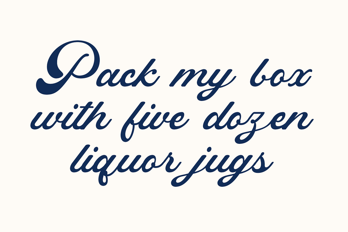 Pregnant - Bold Script Font, a Script Font by Arendxstudio (Photo 3 of 9)