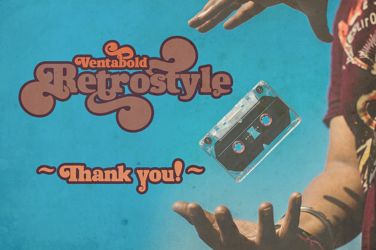 Ventabold - Retro Groovy Font Style preview 8