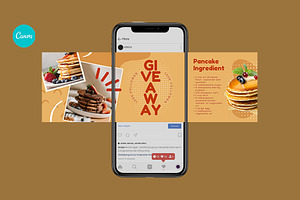 Pancake Puzzle Instagram CANVA