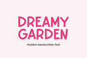 Dreamy Garden Font, a Handwritten Font by Timurtype (Thumbnail 1 of 7)