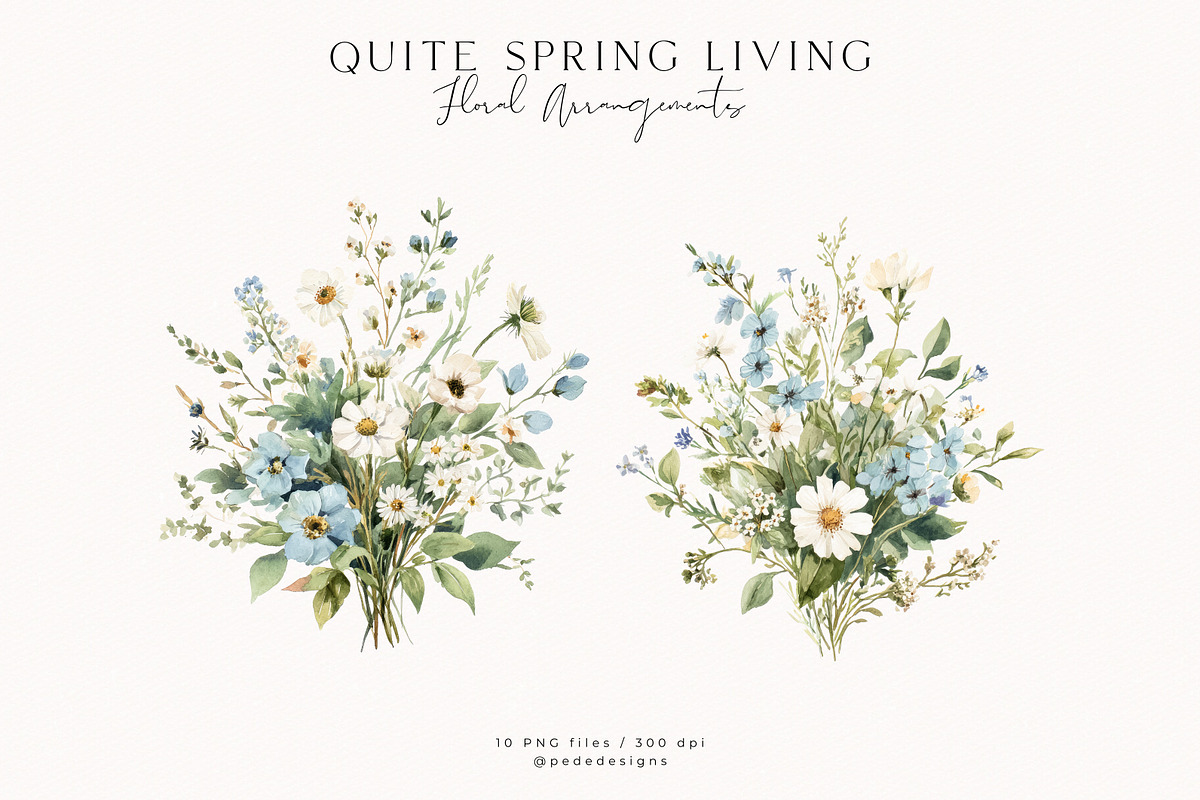 Quite Spring Living Collection, a Seasonal Illustration by PeDe Designs (Photo 16 of 27)