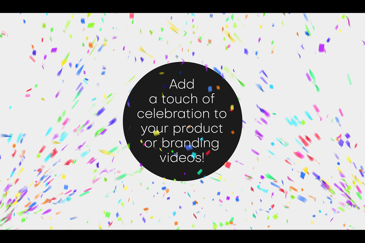 Confetti Cannon Video Overlay Pack, a Background Graphic by Enchanted Studios (Photo 2 of 5)