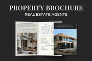 Real Estate Property Brochure Canva, a Brochure Template by Meraki Templates (Thumbnail 1 of 8)