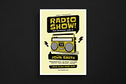 Edgy Radio Event Flyer, a Flyer Template by Guuver (Thumbnail 1 of 3)