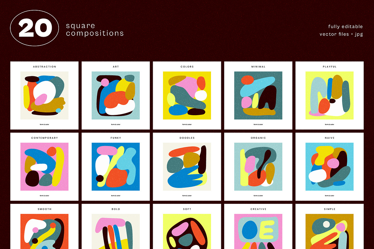Form & Color, a Background Graphic by Léo Alexandre (Photo 2 of 13)