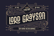 Lord Grayson font and template, a Serif Font by Gleb Guralnyk (Thumbnail 1 of 5)
