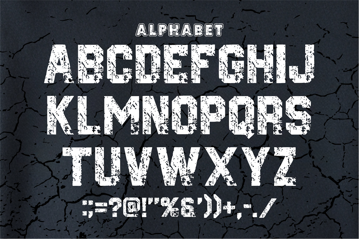 Grunge Sports - Distressed Athletic, a Sans Serif Font by Sahira Studio (Photo 6 of 7)