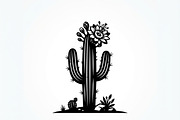60 Desert Cactus Floral Silhouette, a Seasonal Illustration by Amazin_art (Thumbnail 27 of 35)