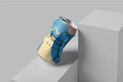 Crumpled Can Mockups, a Cups & Container Mockup by megostudi0 (Thumbnail 5 of 6)