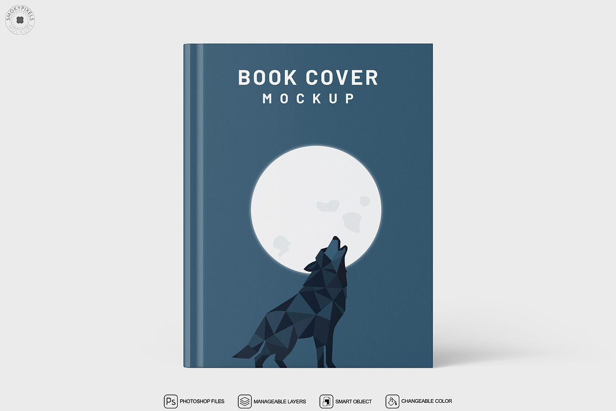 Hardcover Book Mockup, a Books & Magazine Mockup by SmokyPixels (Photo 2 of 5)