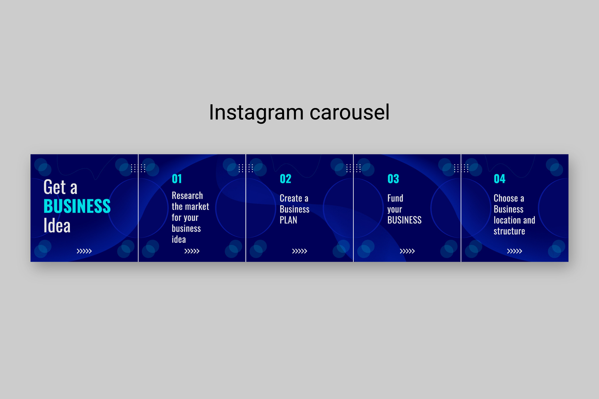 Instagram Carousel Post for Business, a Social Media Template by ...