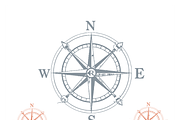 Stylish Compass Icon Set, a Food Illustration by CarWrap design (Thumbnail 2 of 3)