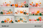 Bubble art. 22 images, a Decorative Illustration by Handmadefont (Thumbnail 4 of 9)