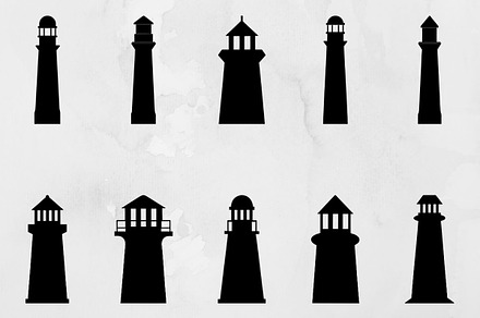 Lighthouse Silhouette SVG