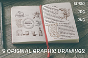 SCOTTISH HIGHLANDS, a Decorative Illustration by AntonPix Studio (Thumbnail 1 of 8)