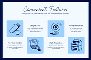 Office Work Drawing Art Set, an Outline Icon by Vectors Market (Thumbnail 2 of 9)