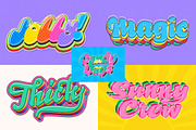 Candy Pop 3D Text Effects, a Brushes & More by Matsero (Thumbnail 4 of 4)