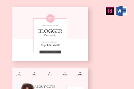 Blogger Proposal Template, a Brochure Template by craftiva