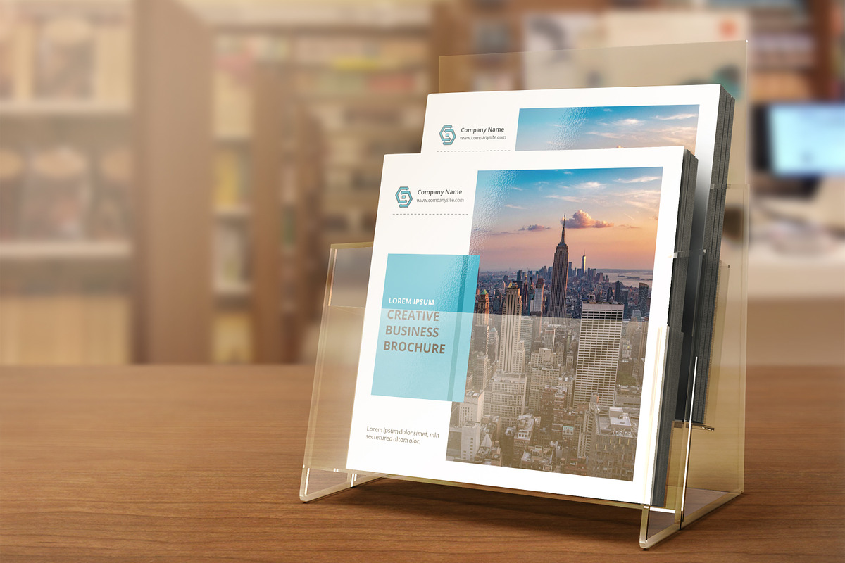 Business Square Bifold Brochure, a Brochure Template by Template Shop (Photo 7 of 7)