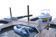 Marina - Boat Slips - Floating Dock, an Object 3D Model by RoHo Productions (Thumbnail 14 of 39)