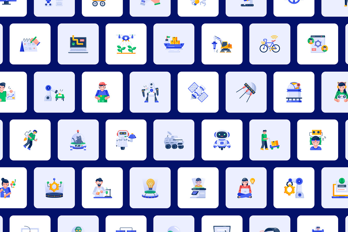 Animated Innovation Icons Set, a Duotone Icon by Prosymbols (Photo 4 of 4)