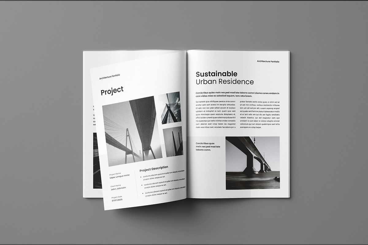 Architecture Portfolio Layout preview 4
