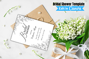 Bridal Shower Invitation Template, an Invitation Template by SimoDigitalArt (Thumbnail 2 of 10)
