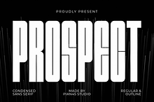 Prospect - Condensed Sans Serif Font