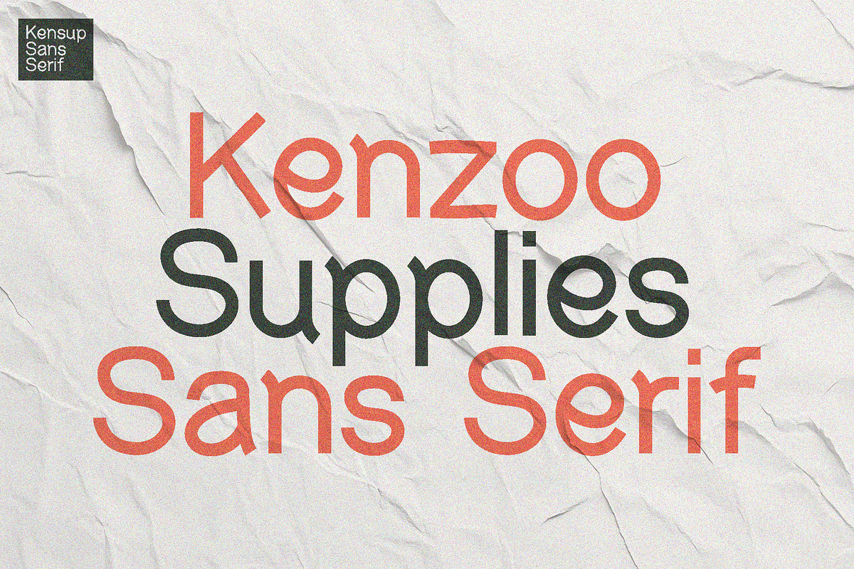 Kenzoo Supplies Playful Duo Font, a Sans Serif Font by Erifqizefont (Photo 3 of 15)