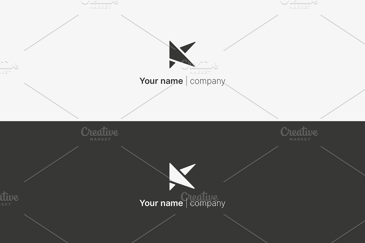 logo design letter K N