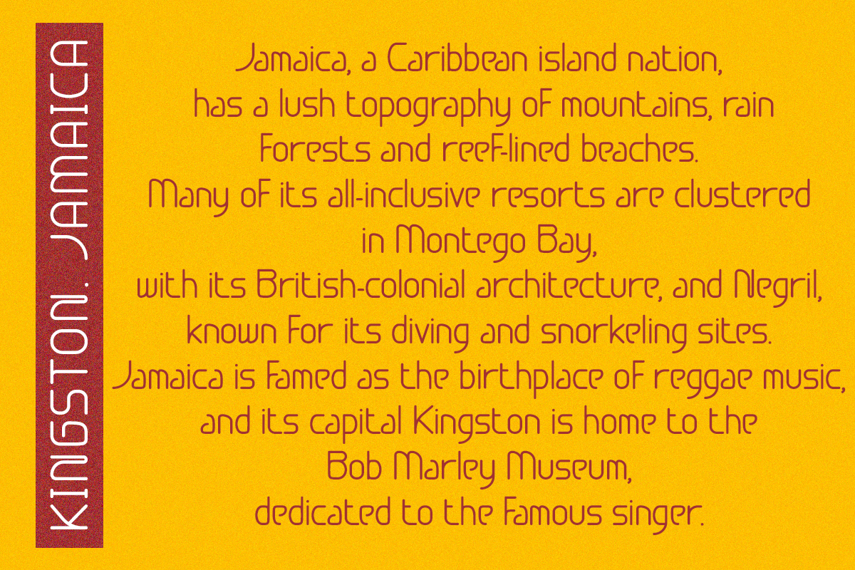 Zamaica, a Sans Serif Font by Wangsinawang Studio (Photo 6 of 12)