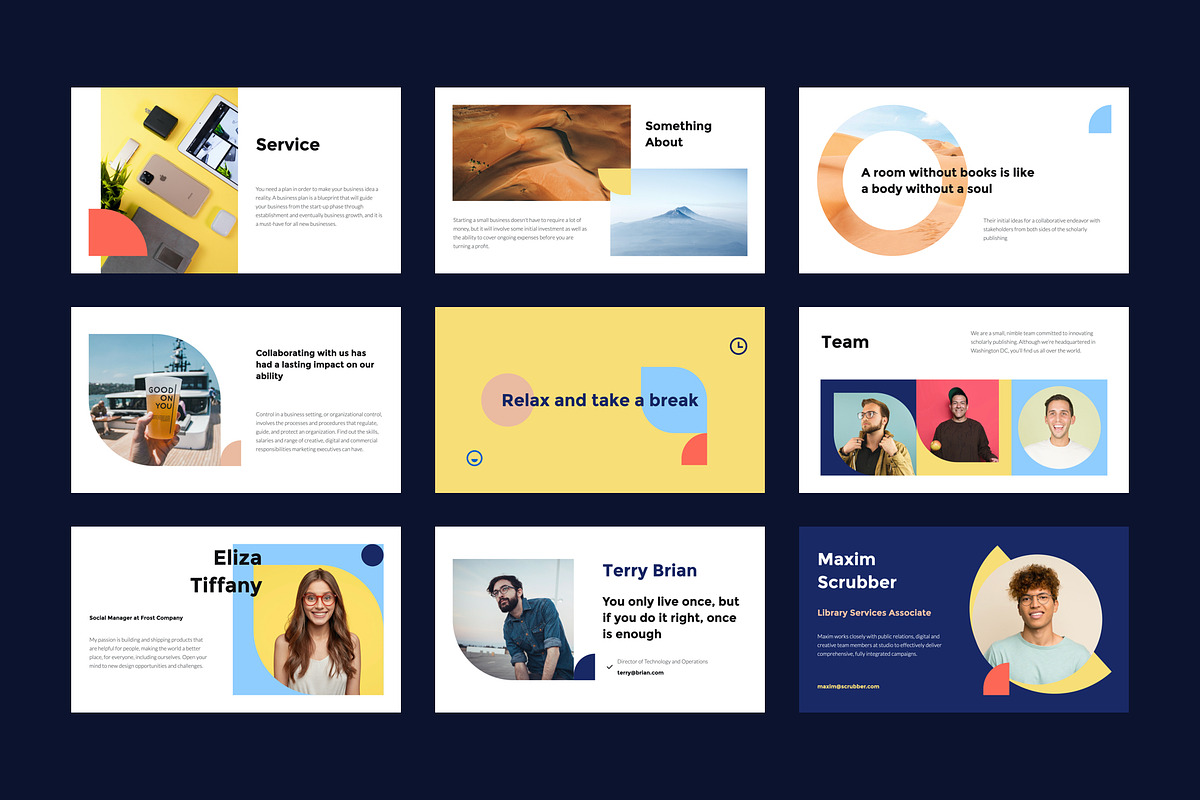 Cindy Powerpoint Template + Images, a Presentation Template by Vladislav Muslakov (Photo 8 of 13)
