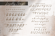 Loyalty Script Fonts, a Script Font by 50Fox (Thumbnail 6 of 15)