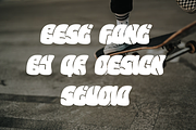 Skate Salmone - Bubble Graffiti Font, a Sans Serif Font by QR Design Studio (Thumbnail 5 of 6)